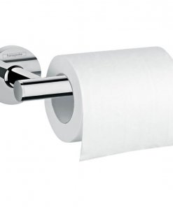 Държач за тоалетна хартия с капак Hansgrohe Logis 41723000